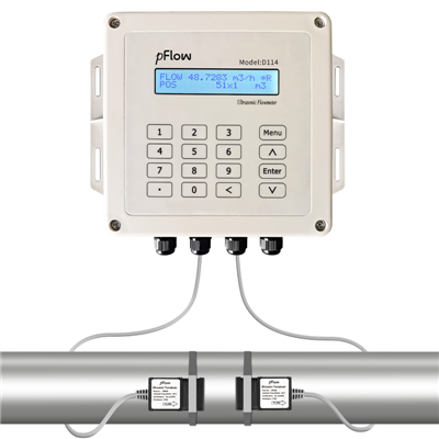 Contor de flux ultrasonic fiabil pentru sistemul de filtrare a apei